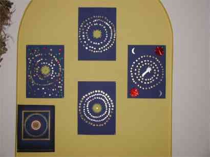 Mandalas in der Halle