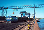 Ein Zug wird beladen (Foto NIAG-Homepage)